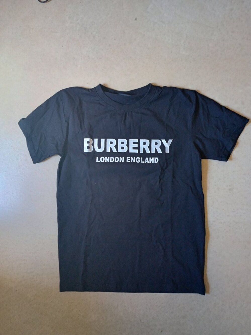 [Burberry] Blk Men's L Classic Burberry T-shirt